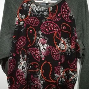 LuLaRoe 3/4 Sleeve Randy Size 2Xl